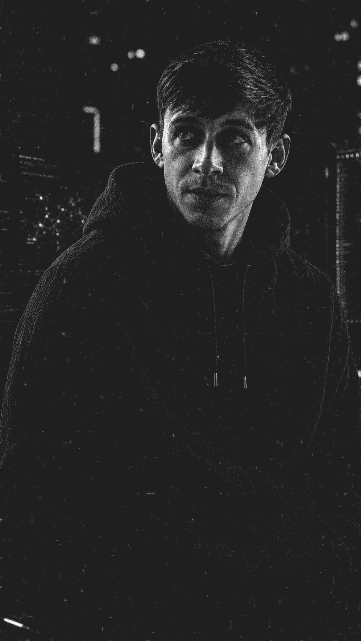 Black and white portrait of Joseph Conlan